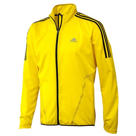 geel jas adidas